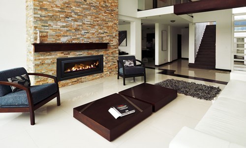Rinnai Evolve 1252 gas fire in the living room