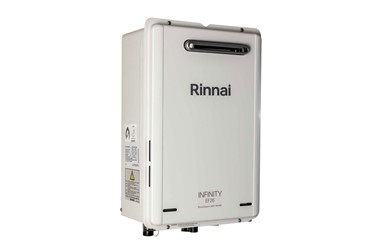 Rinnai INFINITY gas water heaters make sure your hot water won't run out