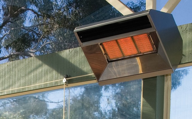 Outdoor Super Ray Radiant Heater - Manual Ignition